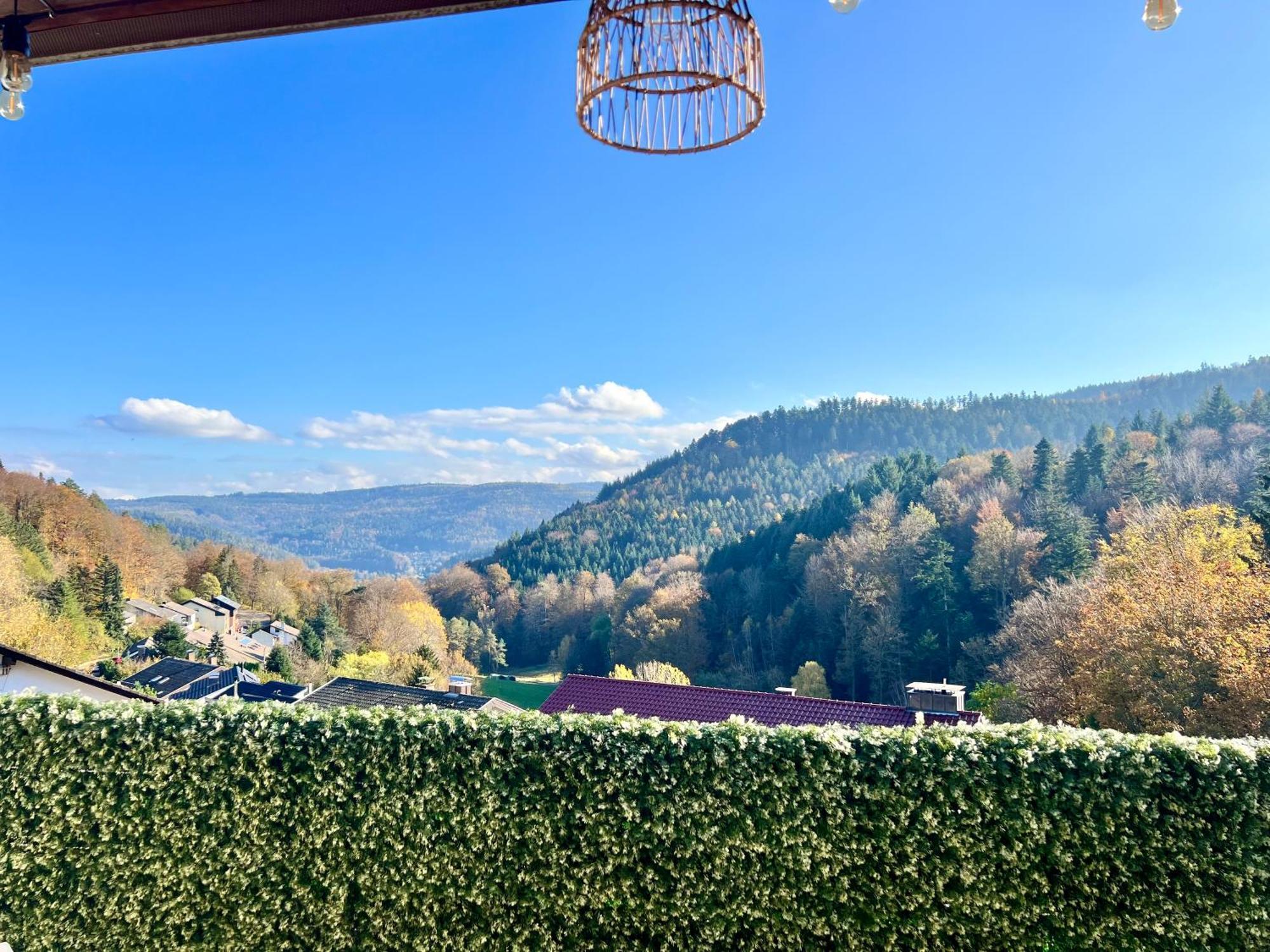 شقة Wohnen Im Schwarzwald Mit Panoramablick باد هيرنالب المظهر الخارجي الصورة