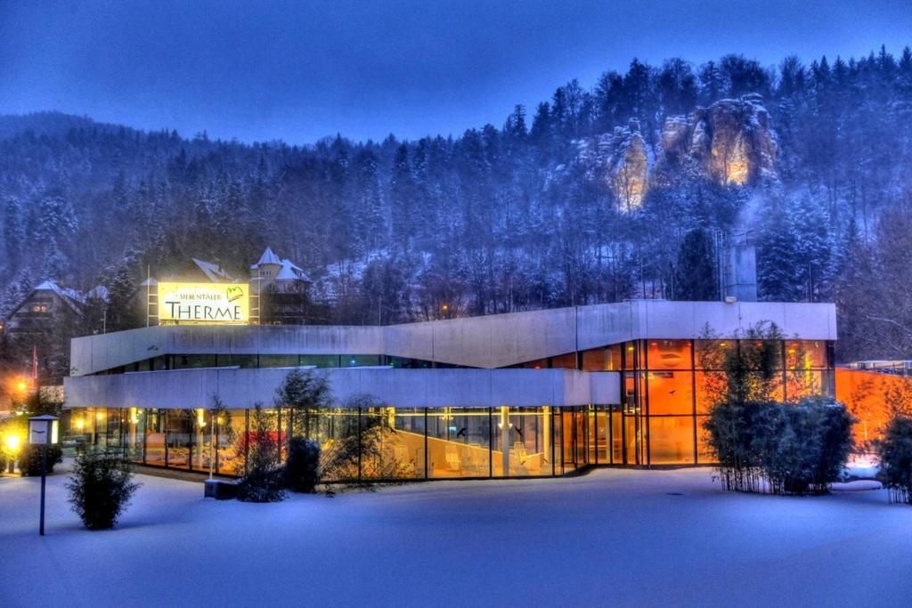 شقة Wohnen Im Schwarzwald Mit Panoramablick باد هيرنالب المظهر الخارجي الصورة