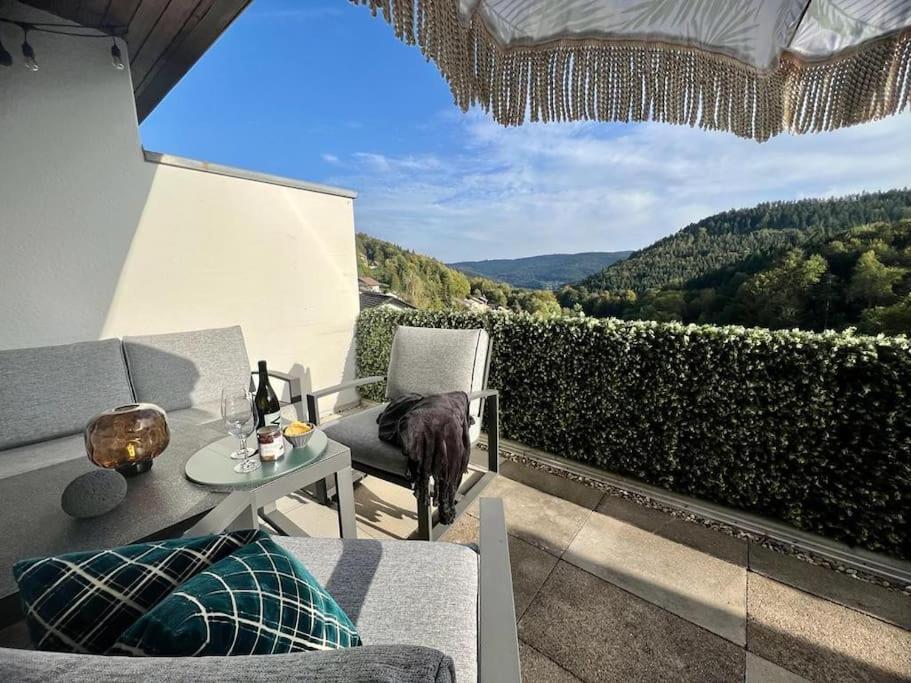 شقة Wohnen Im Schwarzwald Mit Panoramablick باد هيرنالب المظهر الخارجي الصورة